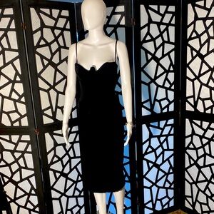Elegant Black Midi Dress